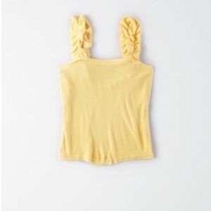 Ruffle tank top blouse